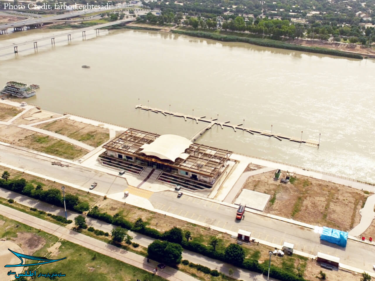 سقف پارچه ای مجتمع های ساحلی کارون