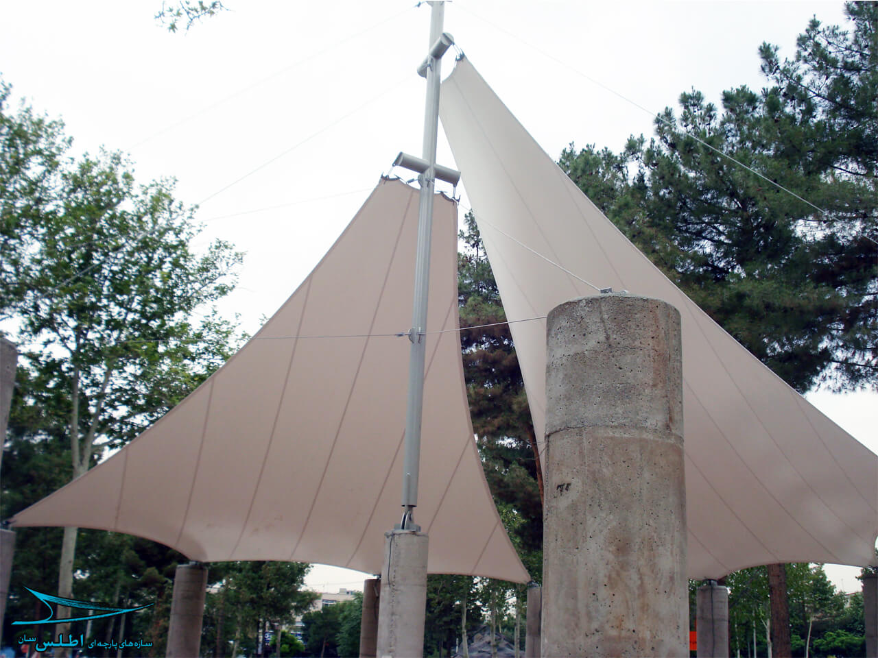 سایبان پارک شهید بهشتی کرج