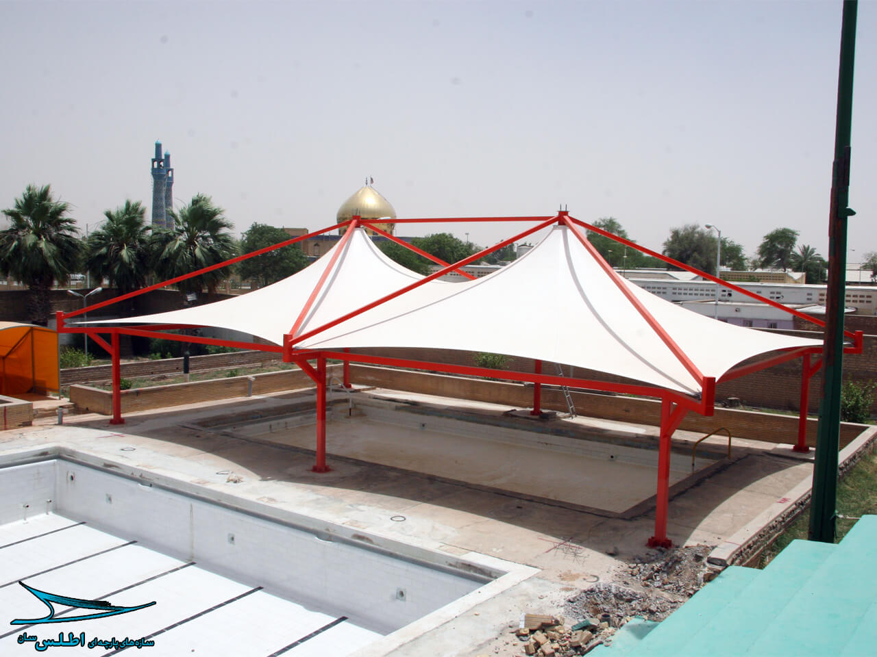 آلاچیق مجتمع ورزشی ولایت شرکت نفت امیدیه