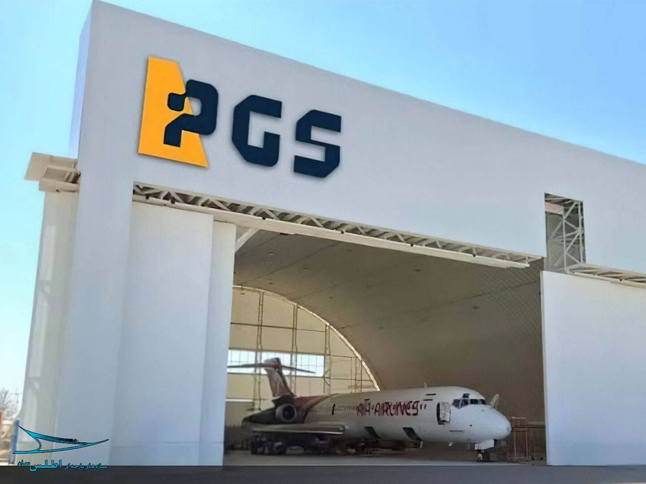 Mehrabad airport plane shelter fabric structures (4)